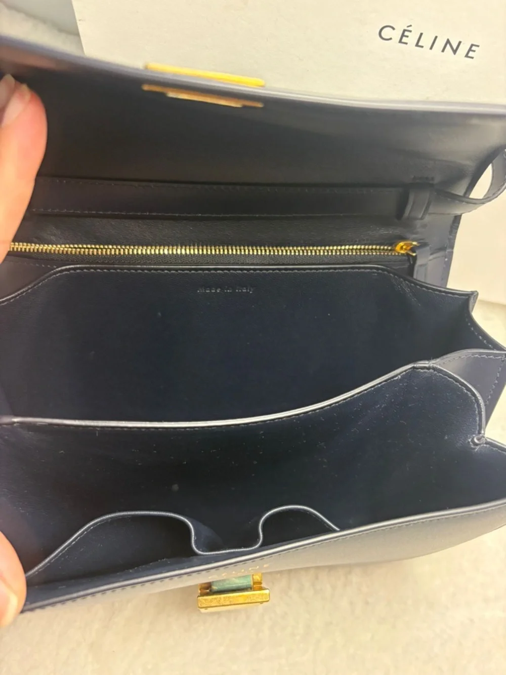 Celine Medium Classic Bag with Gold Hardware - Picture 8 of 10